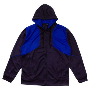 Ensemble de survêtement bleu marine à capuche pour homme – Sweat-shirt et pantalon longs avec design color block, respirant, idéal pour l'automne - Product Image 3