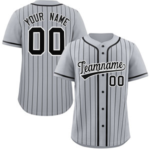 Maillots de baseball/softball personnalisés 100% polyester respirant, impression numérique, bretelles réglables, manches courtes, unisexe adulte, vente en gros - Product Image 2
