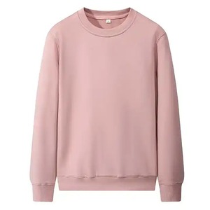 Sweat-shirt unisexe à col rond coupe classique pour homme, personnalisable, en tissu polaire uni 100 % coton doublé, avec épaules tombantes, vente en gros - Product Image 3