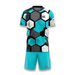 เสื้อฟุตบอลเยาวชนแบบสั่งทำพิเศษ ระบายอากาศได้ดี แห้งเร็ว ผลิตจากโพลีเอสเตอร์ 100% พิมพ์ลายแบบซับลิเมชั่น ยืดได้ 4 ทิศทาง สำหรับทีมสโมสร - Product Image 1