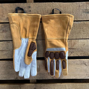 Guantes TIG, Resistentes a Cortes, Palma de Piel de Cabra Granulada, Parche Antideslizante - Product Image 5