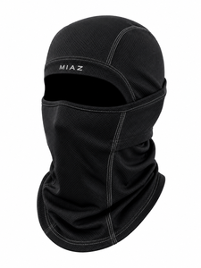 Pasamontañas MIAZ Verde Oliva a Rayas, Unisex, para Exteriores, Transpirable, Impermeable, Ajustable para Adultos, con Impresión Digital Personalizada - Product Image 3