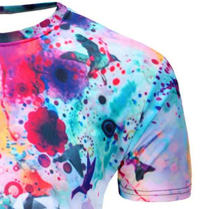 T-shirt de sport pour homme à manches courtes, style sportif, impression par sublimation personnalisée de haute qualité OEM, séchage rapide - Product Image 3