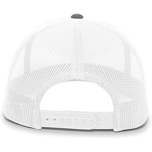 Unisex Mesh Trucker Cap Gray Heather White Back Adjustable 6-Panel Casual Spring <b>Summer</b> <b>Hat</b> - Product Image 4