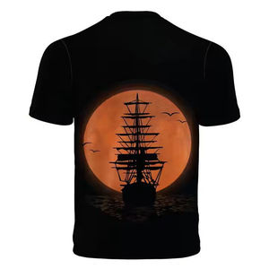 T-shirts pour hommes personnalisés avec impression DTG DTF, mode graphique, streetwear décontracté, coton, manches courtes, hauts d'été - Product Image 2