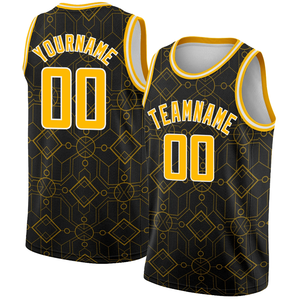 Maillot de basket-ball fabriqué par le fabricant, dernière nouveauté, vente chaude, 100 % polyester, conception OEM, grandes tailles, personnalisation du nom et du numéro de l'équipe - Product Image 1