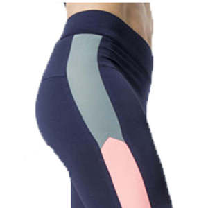 Leggings de compression pour femmes, longueur intégrale, couleur unie, taille élastique, spandex, nylon, pantalon de sport - Product Image 2
