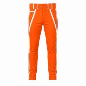 Pantalones de Béisbol de Poliéster para Hombre, Logotipo Personalizado, Transpirables, de Secado Rápido, Cintura Elástica, Rodilla Acolchada, Fabricante ODM - Product Image 3