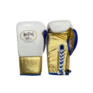 No Boxing No Life Sky Blue Black <b>Leather</b> Training <b>Gloves</b> Lace-Up Wrist Adjustable for Adults Boxing Gear High Quality - Product Image 2