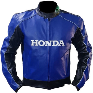 Chaqueta de Motociclismo Zonda para Hombre, Cuero Vacuno Genuino, Protección Nivel 2 CE con Hombro Reforzado - Product Image 1