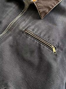 Chaqueta de trabajo de mezclilla personalizada al por mayor para hombre, abrigo de lona de algodón OEM, chaqueta de trabajo duradera, uniforme de trabajo, ropa exterior. - Product Image 4