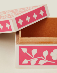 Caja de Joyería Rectangular de Lujo Clásica para el Hogar, Hecha a Mano, de Pino y MDF con Incrustaciones de Hueso, Almacenamiento Personalizado en Color/Tamaño, Diseño Grabado de Alta Calidad - Product Image 2
