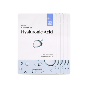 Masque facial thérapeutique 0.2 à l'acide hyaluronique hydratant – 5 feuilles en promotion - Product Image 1