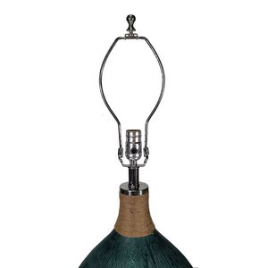 Lampada da Tavolo in Vetro D16x28.5, Elegante e Raffinata Decorazione per la Casa - Product Image 4