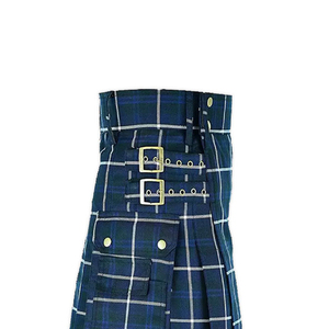 Kilt Escocés Tradicional para Hombre, Plisado, con Cadena Bilateral, Estilo Gótico, Punk, Hip-hop, Vanguardista, Tartán Escocés, Pantalones, Faldas - Product Image 5