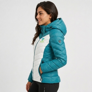 Veste matelassée pour femme de haute qualité avec logo personnalisé, style bulle, vente en gros OEM, respirante et confortable - Product Image 6