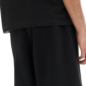 Pantalon de jogging décontracté unisexe en molleton doublé, coupe ample, taille élastique avec cordon de serrage, jambe large, pour le sport et la détente, vente en gros - Product Image 4