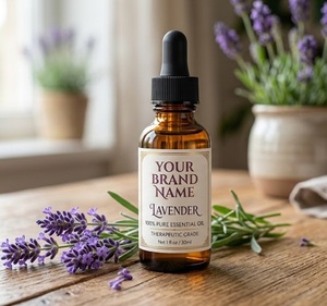 Aceite Esencial de Lavanda al por Mayor OEM, 100% Natural, Destilado al Vapor, para Cuidado de la Piel, Cuidado del Cabello, Aromaterapia, Proveedor a Granel - Product Image 2