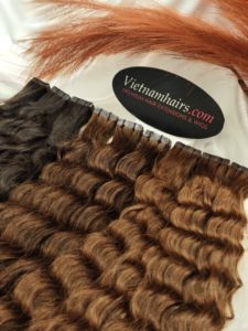 Extensiones de Cabello Adhesivas Premium al por Mayor 2026, 100% Cabello Humano Virgen Vietnamita, Invisibles, Sin Costuras, Cutícula Completa, Doble Trama - Product Image 2