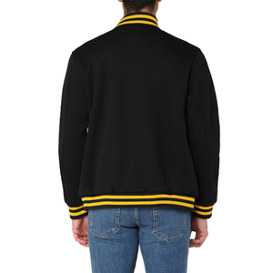 Streetwear Oversized <b>Canvas</b> Varsity <b>Jacket</b> <b>For</b> <b>Men</b> Plus Size Variety <b>Jacket</b> <b>For</b> Sale in low price - Product Image 4