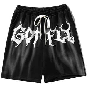 Shorts pour hommes, taille élastique, respirants, imperméables, en tissu Oxford, longueur genou, pour l'extérieur, service OEM personnalisé - Product Image 5