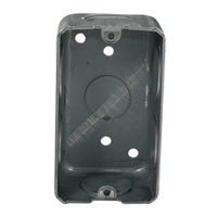 Caja de Conexiones Rectangular de Acero Galvanizado de 1.6 mm de Espesor, 3/4 Pulgadas, 7 Salidas, Anticorrosión, Resistente al Fuego y Duradera