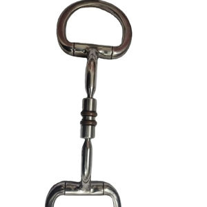 Meilleures mors anatomiques bleus en acier inoxydable à anneau lâche, taille personnalisable, pour chevaux de course, modèle SP-30299 PK Origin Premium - Product Image 1