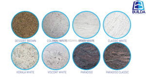 Dalle de scie à gangs en granit multicolore rouge de qualité supérieure finition polie vente chaude pour les repas en plein air utilisation de la villa extérieure - Product Image 6