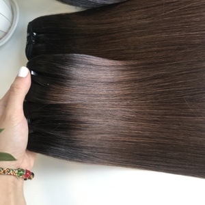 Bonestraight Extensions de cheveux humains vietnamiens de qualité supérieure> = 60% ratio de cheveux le plus long style vague brute trame de cheveux indiens HD dentelle - Product Image 5