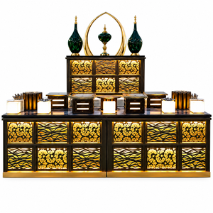 Comptoir de service de luxe en acier inoxydable King International Florvane Heritage, style moderne classique, pour usage intérieur/extérieur - Product Image 2
