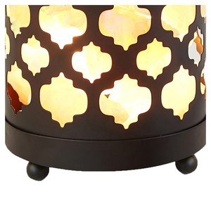 Lampe de sel rectangulaire sculptée à la main, en matériaux organiques et écologiques, IMPEX PAKISTAN, décoration d'intérieur - Product Image 6