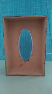 Vintage Embossed <b>Foil</b> Etched Tin Tissue Box Cover with Daisy Design Decorative Holder for Home <b>Kitchen</b> And Events Table Setup - Product Image 3