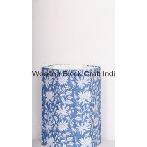 Nouvelle Arrivée Poubelle Décorative Faite à la Main en Carton Imprimé au Bloc de Bois avec Couvercle Autoportant en PP pour la Maison - Product Image 6