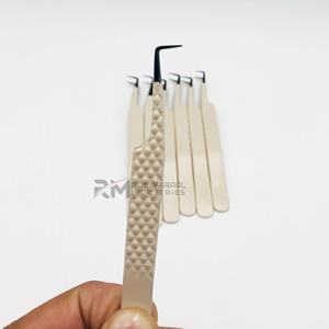 Pince à épiler en acier inoxydable pointue de haute qualité RMI, très vendue, pour extensions de cils - Product Image 5