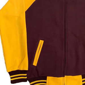 เสื้อแจ็คเก็ตวาร์ซิตี้สไตล์เรโทรสำหรับผู้ชาย ปักลายตัวอักษรแบบวิทยาลัย ทรงหลวมสไตล์สตรีทแฟชั่น วินเทจ เหมาะสำหรับฤดูใบไม้ผลิ ฤดูใบไม้ร่วง ฤดูหนาว ทำจากผ้าขนสัตว์ - Product Image 2