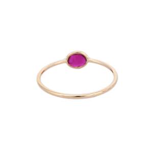 10K Solid Gold Oval Ruby Wedding <b>Ring</b>-Radiant Cut Natural Stone <b>Resizable</b> - Product Image 4