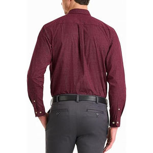 Camisa de Vestir Formal de Manga Larga para Hombre, Personalizada, 100% Algodón, Transpirable, Corte Entallado, para Oficina, Verano, Alta Calidad, Servicio OEM - Product Image 6