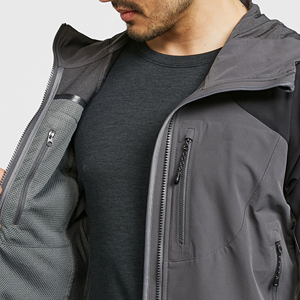 Chaqueta Softshell de Invierno de Alta Calidad al por Mayor, Chaqueta Cortavientos con Capucha, Transpirable e Impermeable, Personalizable para Hombre - Product Image 4