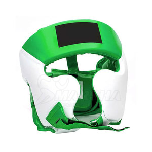Leather Boxing Helmets Adults Boxing Head Guard Training Boxing Headgear <b>Face</b> Protector - Product Image 5