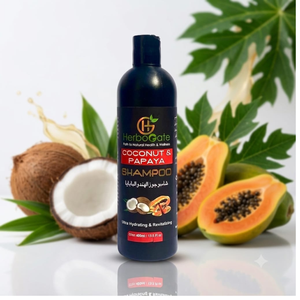 Shampooing Pur Coco et Papaye pour Cheveux Secs et Abîmés : Nourrit et Lisse pour des Cheveux Sains - Product Image 4