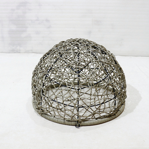 Rattan Metal Hanging Pet <b>Chair</b> Breathable Woven Egg Swing Bed with Stand and Cushion - Product Image 5