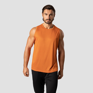 Breathable Sleeveless <b>Men</b> Tank Top Gym Vest Workout Fitness Shirt Summer Casual Wear Comfortable Athletic Bodybuilding Style - Product Image 6