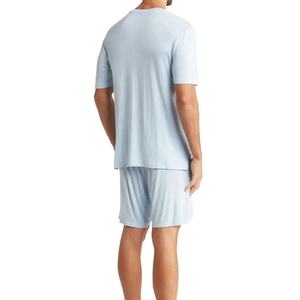 Mens <b>Geometric</b> Print Tracksuit Set European Style Summer T <b>Shirt</b> & Shorts 2 Piece Outfit - Product Image 2