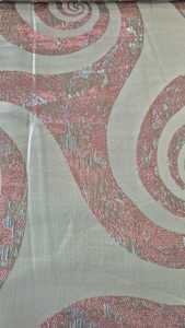 Turc Ultra Doux Sheen Jacquard Tissu 100% Polyester Respirant Fantaisie Brocart Métallique PK-1676 COL 6 Abayas Vêtements - Product Image 2