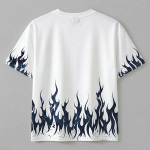 Camisetas Blancas para Hombre con Logotipo Personalizado, de Alta Calidad, 100% Algodón Poliéster, Transpirables, para Verano - Product Image 2