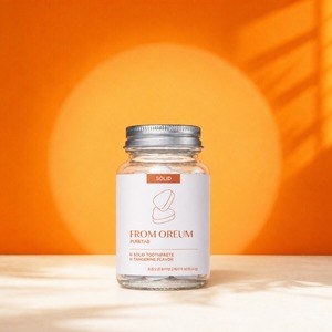 [FROM OREUM] Dentifrice solide pour hôtel, saveur mandarine de Jeju, 60 comprimés, pour la salle de bain des clients - Product Image 4
