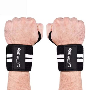 ผ้าพันข้อมือยกน้ำหนักคุณภาพสูงสำหรับออกกำลังกาย พาวเวอร์ลิฟติ้ง ยิม  รับทำโลโก้ตามสั่ง ผ้าพันข้อมือยืดหยุ่น - Product Image 1