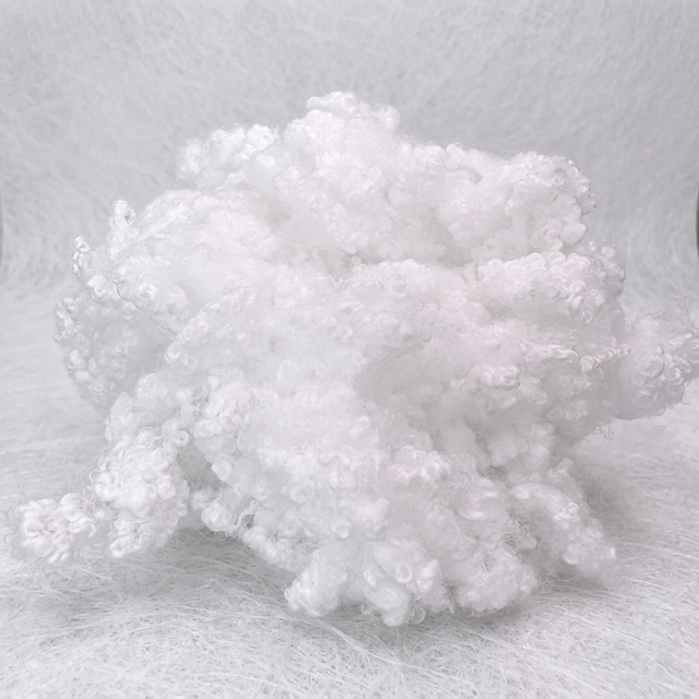 Bairuisite Certified 100% Polyester Staple Hollow Conjugated Soft High Loft Recycled Stuffing Filler Synthetic Insulation 7d 15d