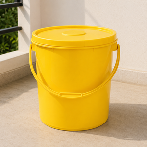 Eco Friendly 16 Litre PP Leak Proof Plastic Handle <b>Bucket</b> <b>with</b> <b>Lid</b> for Multipurpose Use in Sustainable Living and Small Spaces - Product Image 6
