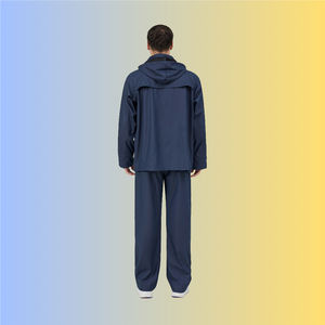 เสื้อกันฝนน้ำหนักเบา ไซส์ XL ผ้า PU กันน้ำ ระบายอากาศได้ดี สวมใส่สบาย เหมาะสำหรับงานกลางแจ้ง ตั้งแคมป์ เดินป่า ท่องเที่ยว ขี่มอเตอร์ไซค์ - Product Image 3